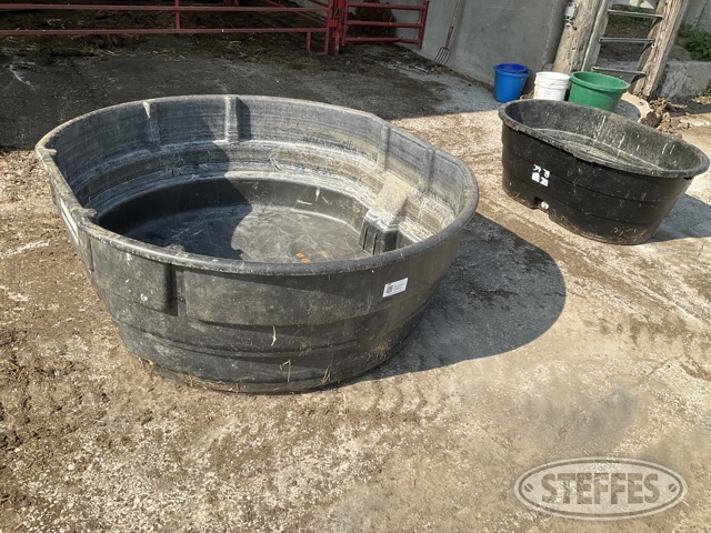 (2) Poly Watering Tanks